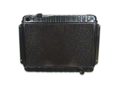 1966-1967 Chevelle Radiator, Brass / Copper 4 Row, Manual Transmission
