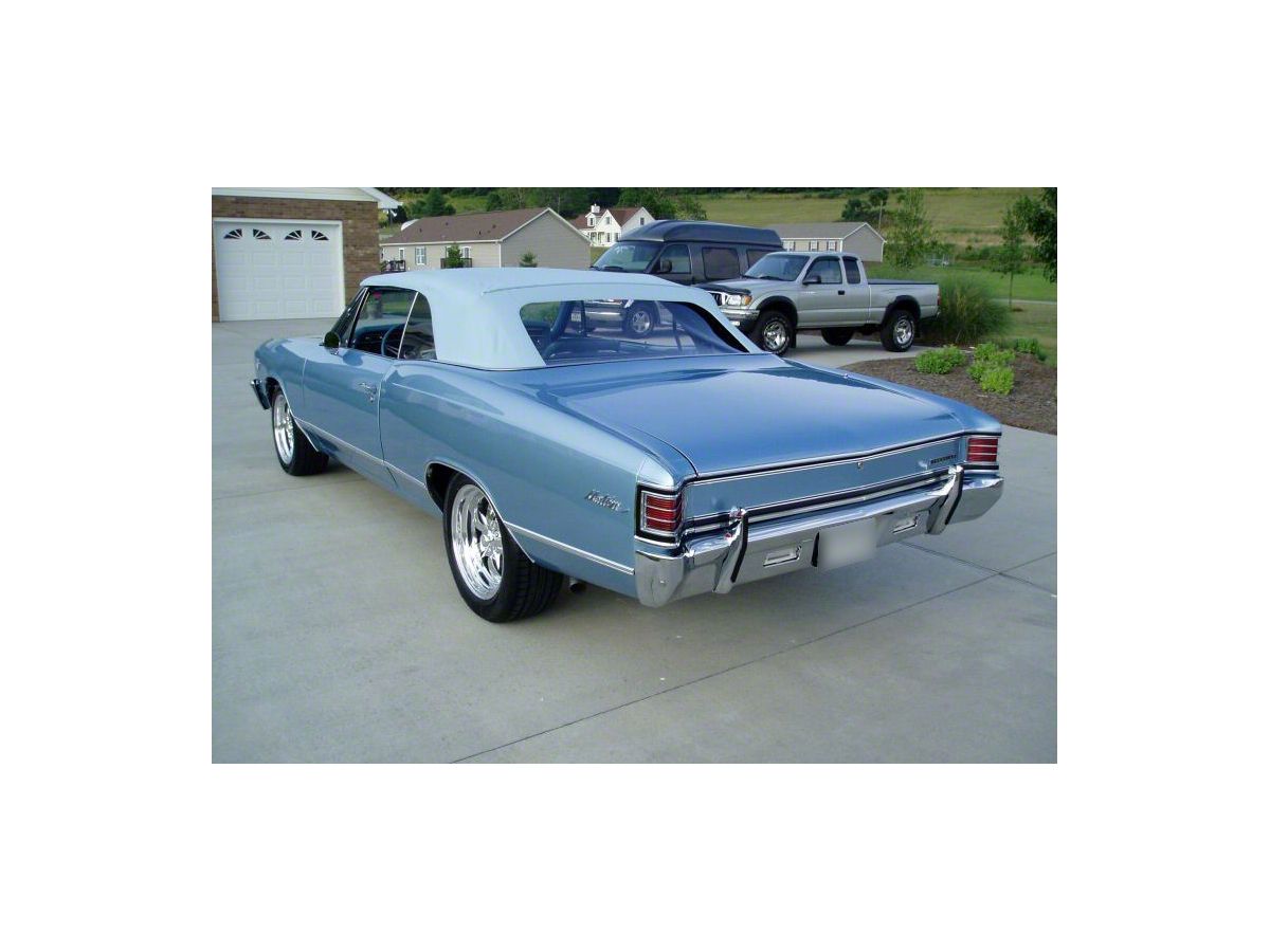 67 Chevelle Rear Window 1967 Chevelle Ss White