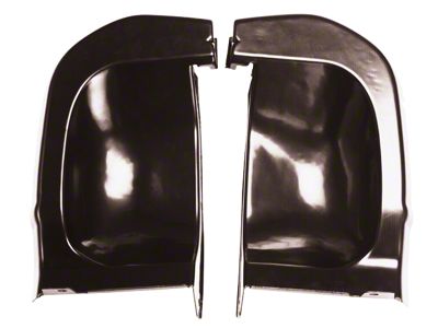 1966-1967 Chevy II / Nova Headlamp Filler Panels,Pair