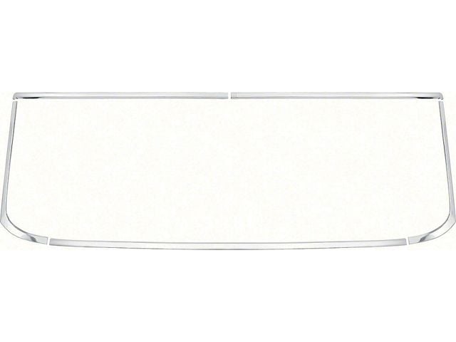 1966-1967 Chevy Nova 2-Door Hardtop Molding, Rear Window