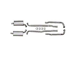 Exhaust System Small Block 300hp And 350hp Aluminized 2-1/2 With Manual Transmission (66-67 Corvette C2)