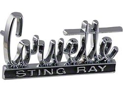 1966-1967 Corvette Glove Box Door Emblem