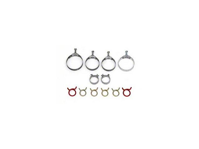 1966-1967 Corvette Radiator And Heater Hose Clamp Kit With 427ci And Air Conditioning