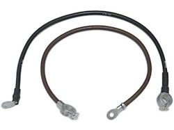 Spring Ring Battery Cables Big Block For Cars Without Air Conditioning (66-67 Corvette C2)