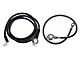 1966-1967 Corvette Spring Ring Battery Cables Small Block Or Big Block With Air Conditioning