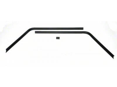 1966-1967 Cutllass/442 Rear Window Trim, Interior, 2-Door Hard Top