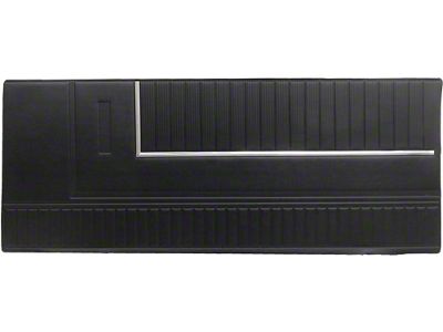 1966-1967 Door Trim Panel - Black L-958 - Ford