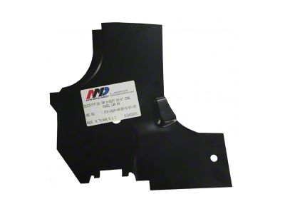 1966-1967 El Camino AMD Cowl Hinge Panel Reinforcement - RH