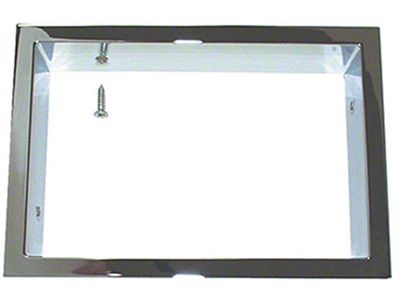 1966-1967 El Camino Console Shift Boot Retainer, Chrome, For Cars With Manual Transmission