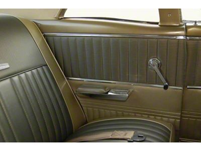 1966-1967 Ford Rear Side Panels, Vinyl, Two-Tone, Sedan, Futura, Falcon (2-Door)