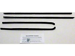 Hardtop Window Outer Felt Kit - Authentic Style (66-67 GTO; 66-67 LeMans)