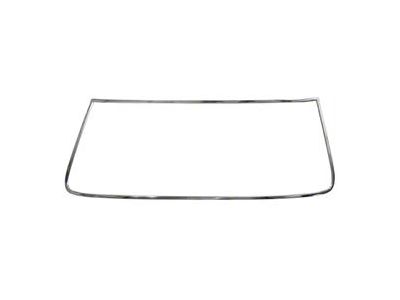 OPR 1966-1967 GTO Windshield Moldings, Cpe/Conv