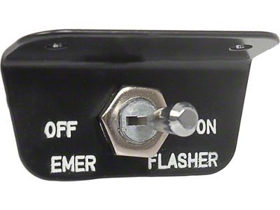 1966-1967 Mustang Emergency Flasher Switch, From 3/1/1966