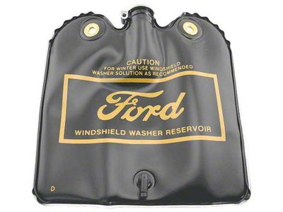 1966-1967 Mustang Rubberized Vinyl Windshield Washer Bag with Cap