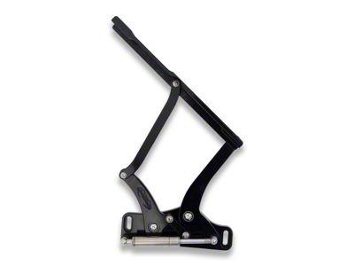 1966-1967 Nova Hood Hinges,Billet Aluminum, Gloss Black