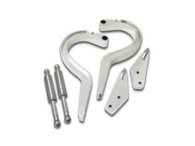 1966-1967 Nova Trunk Hinges,Billet Aluminum, Polished Finish