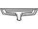 Ranchero Bull Emblem/ Chrome/ 66-67 (Ranchero)