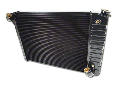 CA 1966-1968 Corvette Replacement Radiator, Copper/Brass