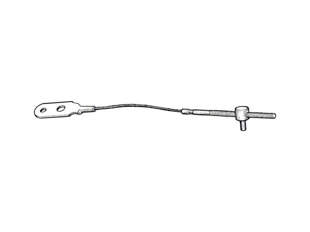 1966-1968 Mustang C4 Automatic Transmission Kick Down Cable, 6-Cylinder and 289/302 V8