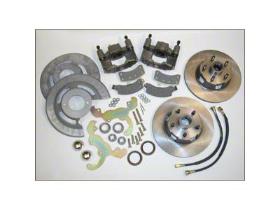 Front Disc Brake Conversion Kit, 5 Lug, Bolt On (66-69 Comet; 66-69 Falcon)