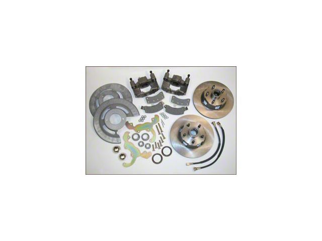 1966-1969 Front Disc Brake Conversion Kit, 5 Lug, Bolt On, Fairlane, Ranchero, Torino