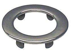 Glove Box Lock Bezel - Stainless Steel (66-69 Falcon)