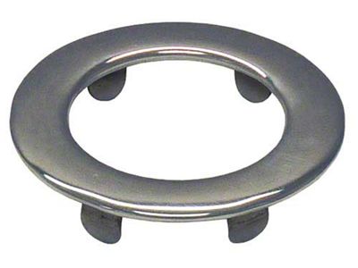 1966-1969 Glove Box Lock Bezel - Stainless Steel - Ford Falcon
