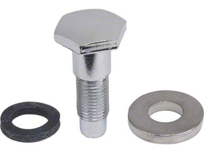 Seat Belt Bolt Set/ Chrome/ Incl Washers & Spacers