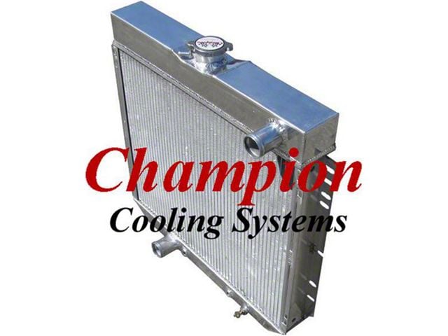 Aluminum Radiator; 3-Row (69-70 Mustang)