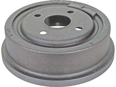 1966-1973 Mustang 9 Front Brake Drum, 6-Cylinder with 4-Lug Wheels