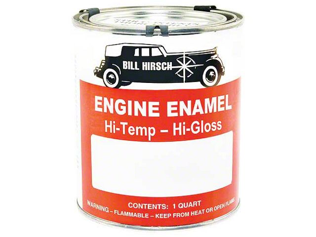 1966-1973 Mustang Ford Medium Blue Engine Paint for All 6-Cylinder and V8, Quart Can