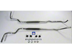 V8 302 Dual Exhaust System With Glass Pack Muffler (66-74 Bronco)