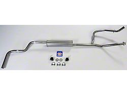 V8 302 Single Exhaust System With Stock Muffler (66-74 Bronco)