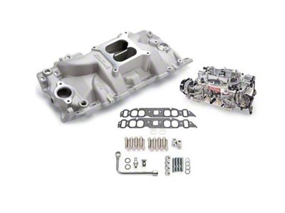 1966-1974 Corvette Edelbrock 2064 Manifold & Carb Kit; Performer RPM; Air-Gap; Big Block Chevy; Rectangle Port