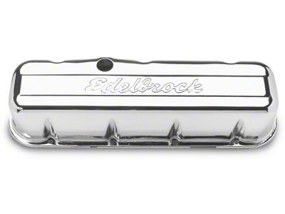 1966-1974 Corvette Edelbrock 4680 Valve Cover Tall Chrome 396-454