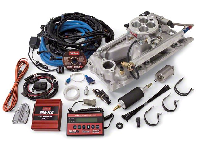1966-1975 Chevelle Edelbrock 355101 ProFlo2 Multi Point EFI System: 396-502 BB-Chevy with 44 lb injectors