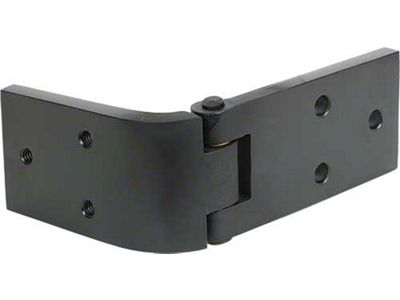 1966-1977 Bronco Door Hinge - Painted Black - Left Upper Or Lower