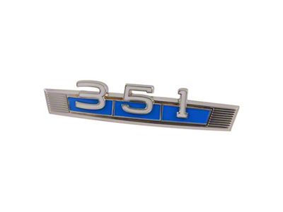 351 Fender Emblem - Blue