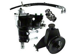 Power Steering Conversion Kit, 200/250 In-Line 6 With Factory Manual Steering, Borgeson (66-76 Bronco)