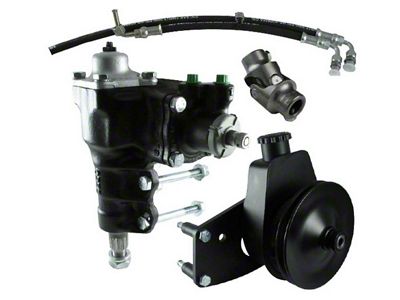 1966-1977 Ford Bronco Power Steering Conversion Kit, 289/302/351W With Factory Manual Steering, Borgeson