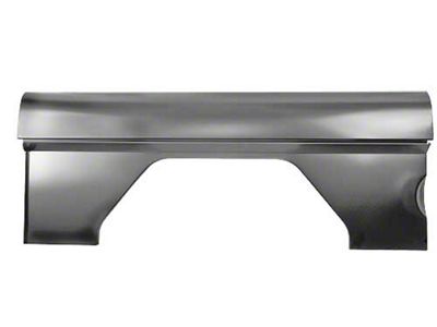 1966-1977 Bronco Quarter Upper Inner Panel - Right - 51-1/4 Long x 19-3/4 High