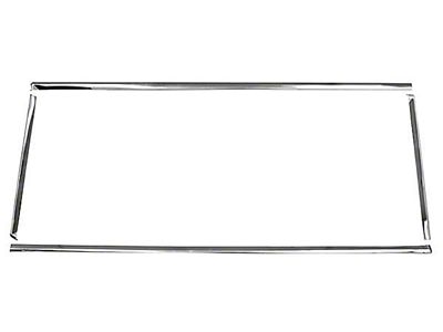 1966-1977 Bronco Quarter Window Outer Molding Set - Left Side