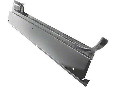 1966-1977 Bronco Rocker Panel - With Upward Curved Ends As Original - Right or Left