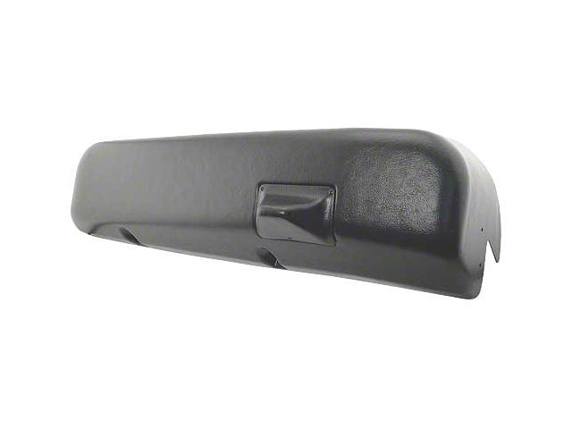 1966-1977 Bronco Windshield Wiper Motor Cover - Black Plastic