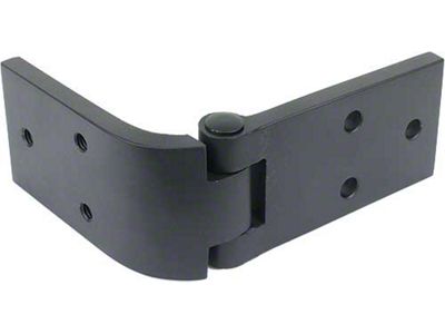 1966-1977 Broncoe Door Hinge - Painted Black - Right Upper Or Lower