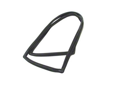 1966-1977 Ford Bronco, Rear Window Seal, With Trim Groove For Steel Trim