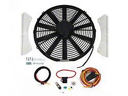 1966-1982 Corvette Radiator Electric Fan Kit 16 Puller
