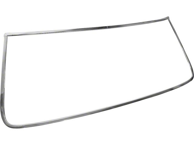 1966-67 Chevelle Windshield Moldings, Coupe Or Convertibl