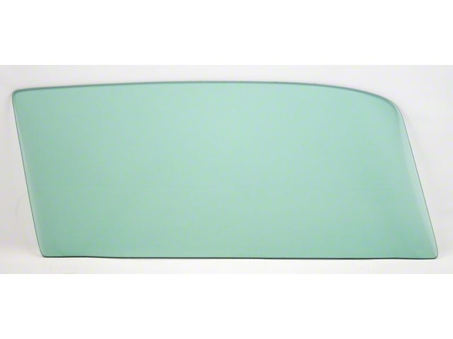 1966-67 Fairlane Fastback Door Glass - Green Tint - RH