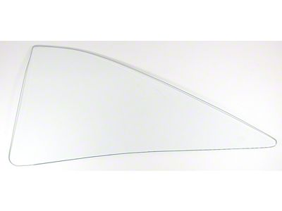 1966-67 Fairlane Fastback Quarter Glass - Clear - LH